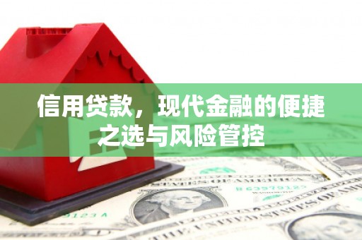 冬山信用贷款，现代金融的便捷之选与风险管控