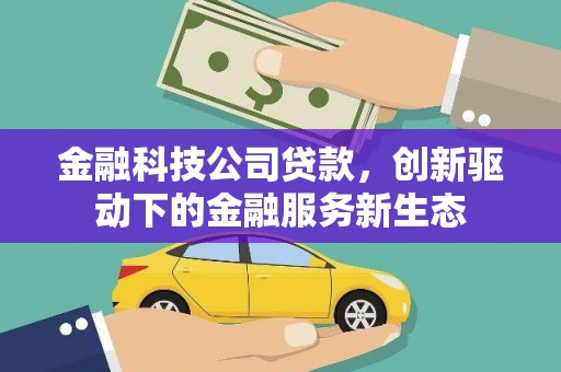 冬山金融科技公司贷款，创新驱动下的金融服务新生态