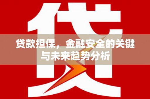 冬山贷款担保，金融安全的关键与未来趋势分析