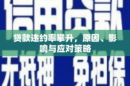 冬山贷款违约率攀升，原因、影响与应对策略