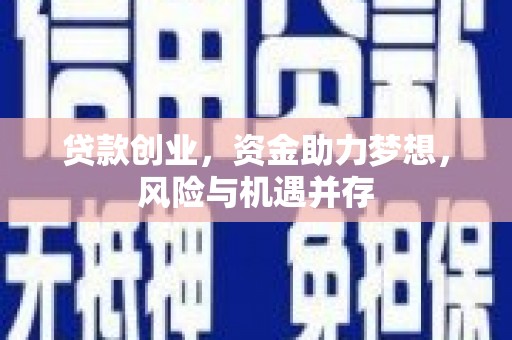 冬山贷款创业，资金助力梦想，风险与机遇并存