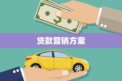 冬山贷款营销方案
