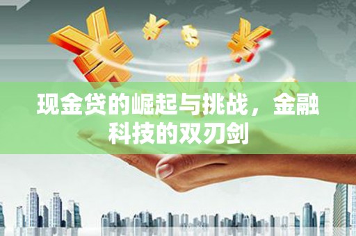 冬山现金贷的崛起与挑战，金融科技的双刃剑