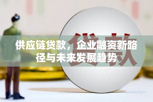 冬山供应链贷款，企业融资新路径与未来发展趋势