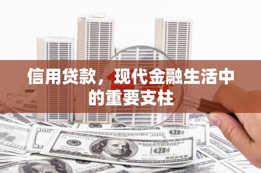冬山信用贷款，现代金融生活中的重要支柱