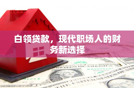 冬山白领贷款，现代职场人的财务新选择