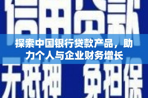 冬山探索中国银行贷款产品，助力个人与企业财务增长