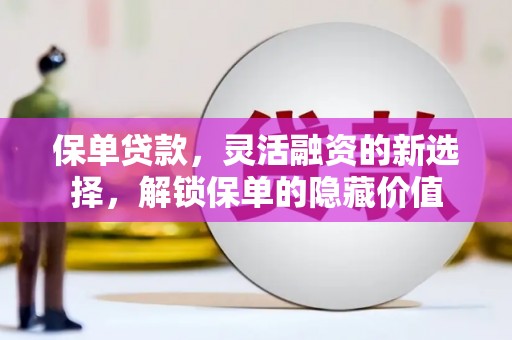 冬山保单贷款，灵活融资的新选择，解锁保单的隐藏价值