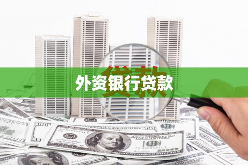 冬山外资银行贷款