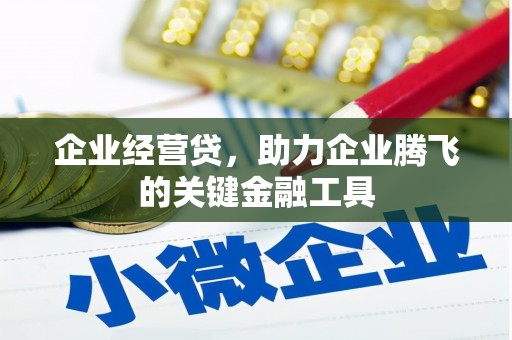 冬山企业经营贷，助力企业腾飞的关键金融工具