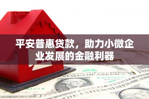 冬山平安普惠贷款，助力小微企业发展的金融利器