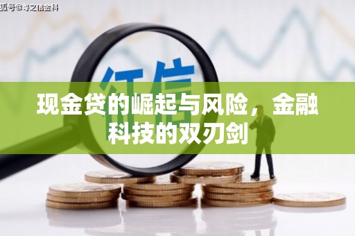 冬山现金贷的崛起与风险，金融科技的双刃剑