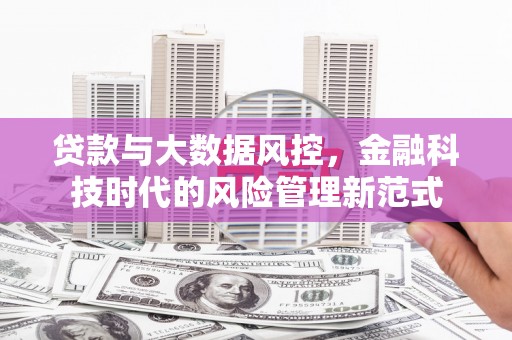 冬山贷款与大数据风控，金融科技时代的风险管理新范式