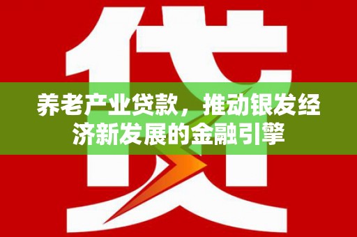 冬山养老产业贷款，推动银发经济新发展的金融引擎