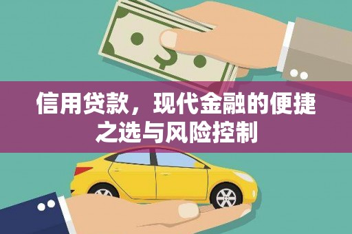 冬山信用贷款，现代金融的便捷之选与风险控制