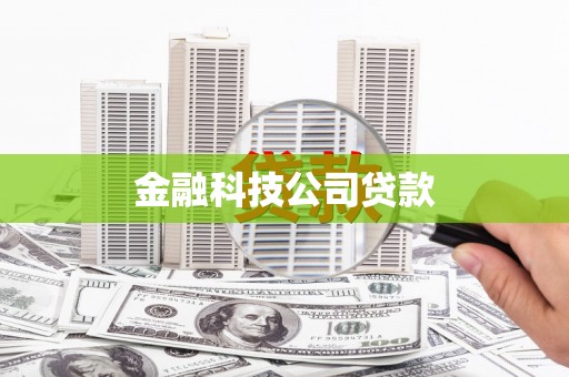 冬山金融科技公司贷款
