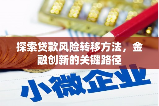 冬山探索贷款风险转移方法，金融创新的关键路径