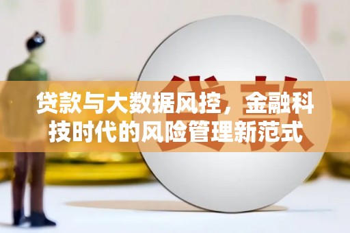 冬山贷款与大数据风控，金融科技时代的风险管理新范式