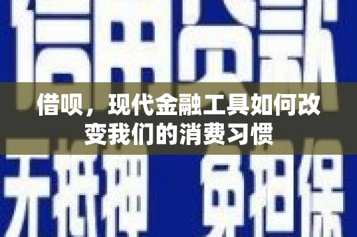 冬山借呗，现代金融工具如何改变我们的消费习惯