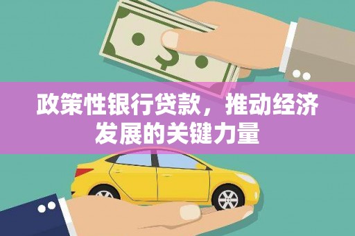 冬山政策性银行贷款，推动经济发展的关键力量