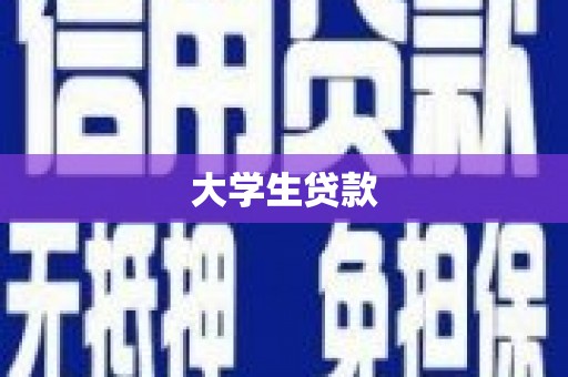 冬山大学生贷款