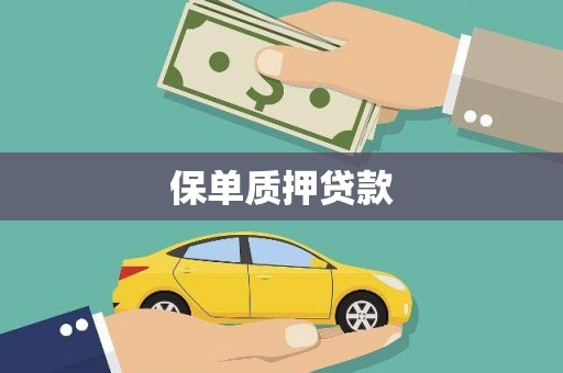 冬山保单质押贷款