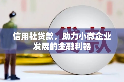 冬山信用社贷款，助力小微企业发展的金融利器