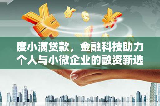冬山度小满贷款，金融科技助力个人与小微企业的融资新选择