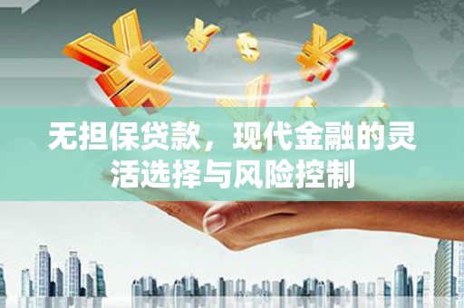 冬山无担保贷款，现代金融的灵活选择与风险控制
