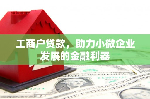 冬山工商户贷款，助力小微企业发展的金融利器
