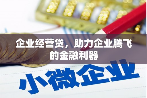 冬山企业经营贷，助力企业腾飞的金融利器