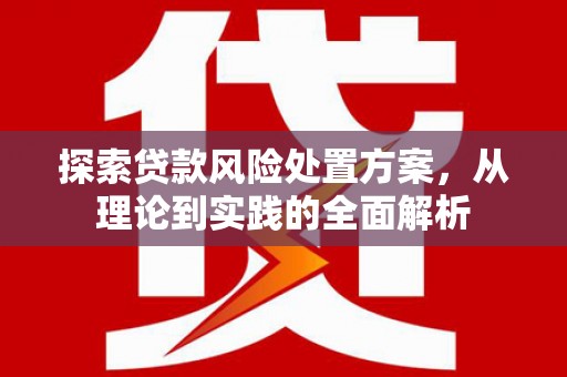 冬山探索贷款风险处置方案，从理论到实践的全面解析