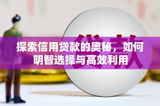 冬山探索信用贷款的奥秘，如何明智选择与高效利用