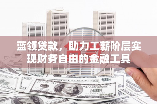 冬山蓝领贷款，助力工薪阶层实现财务自由的金融工具