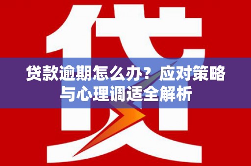 冬山贷款逾期怎么办？应对策略与心理调适全解析