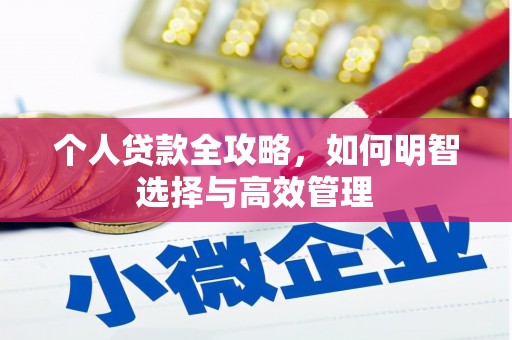 冬山个人贷款全攻略，如何明智选择与高效管理
