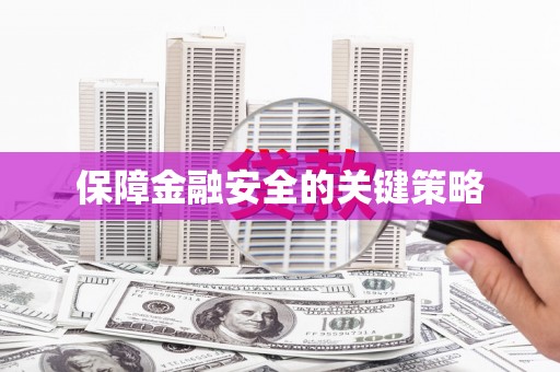 冬山保障金融安全的关键策略