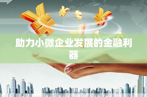 冬山助力小微企业发展的金融利器