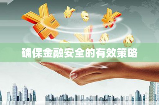 冬山确保金融安全的有效策略