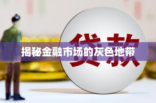 冬山揭秘金融市场的灰色地带