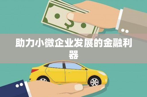 冬山助力小微企业发展的金融利器