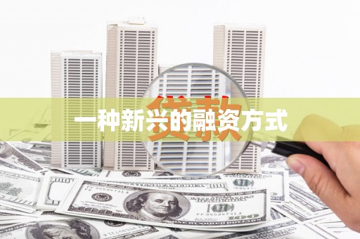 冬山一种新兴的融资方式