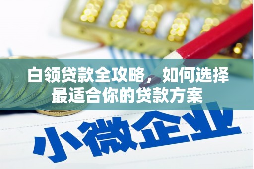 冬山白领贷款全攻略，如何选择最适合你的贷款方案